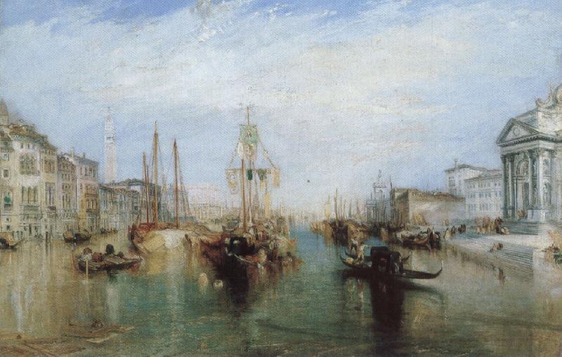 J.M.W. Turner grand canal oil painting image